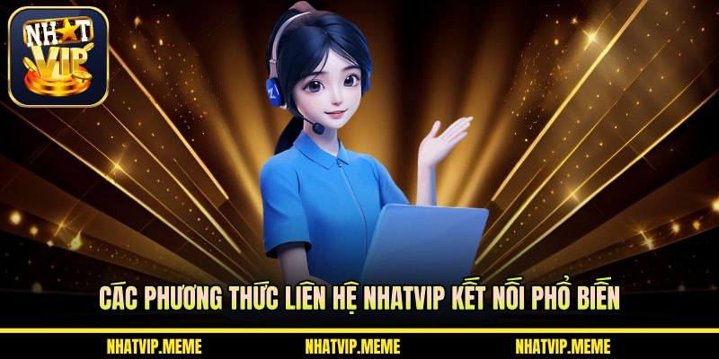 Các phương thức liên hệ NHATVIP kết nối phổ biến